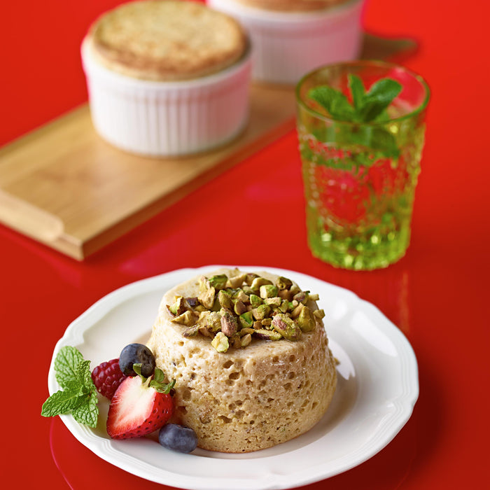 Hirsedessert mit Beeren