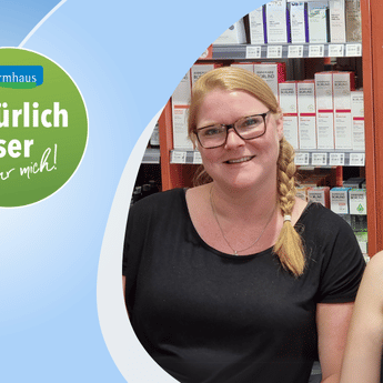 Banner für die Lieblingsprodukte mit Aktionsbutton "Reformhaus® – Natürlich besser für mich! und den Testimonials Jasmin Warnecke und Melanie Nordmeyer vom Reformhaus® Naturahaus