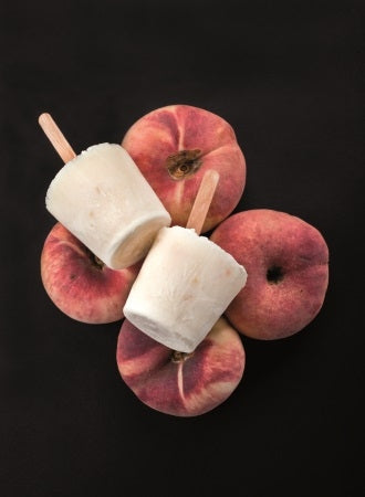 Pfirsich-Sauerrahm-Pops