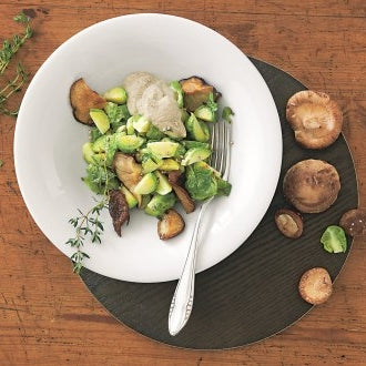 Rosenkohl mit Shiitake und Champignonsauce