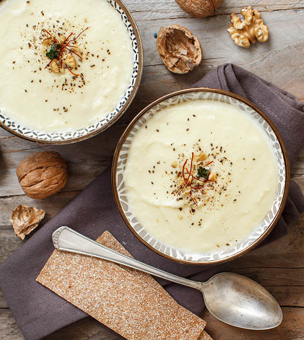 Walnusscremesuppe