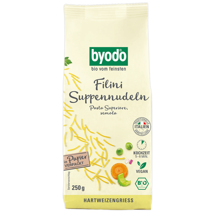 Byodo - Filini Suppennudeln semola bio, 250g