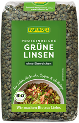 Rapunzel - Linsen grün, 500g