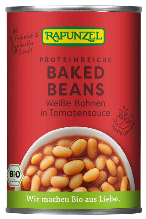 Rapunzel - Baked Beans (weiße Bohnen in Tomatensauce) bio vegan, 400g