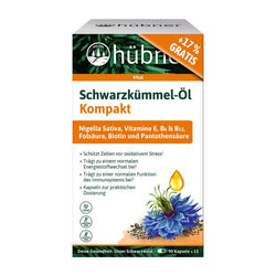 Hübner - Schwarzkümmel-Öl Kompakt Sondergröße 90+15 Kapseln