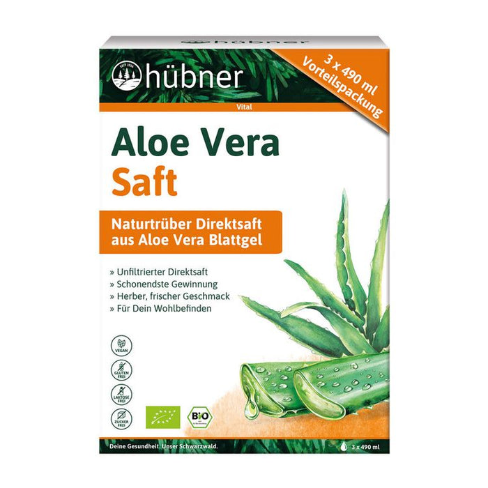 Hübner -  Aloe Vera Saft Sparpaket BIO 1470ml