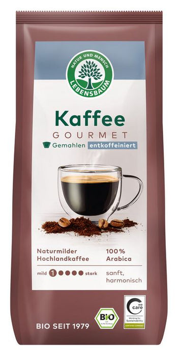 Lebensbaum - Kaffee Gourmet, gemahlen, entkoffeiniert, 250g