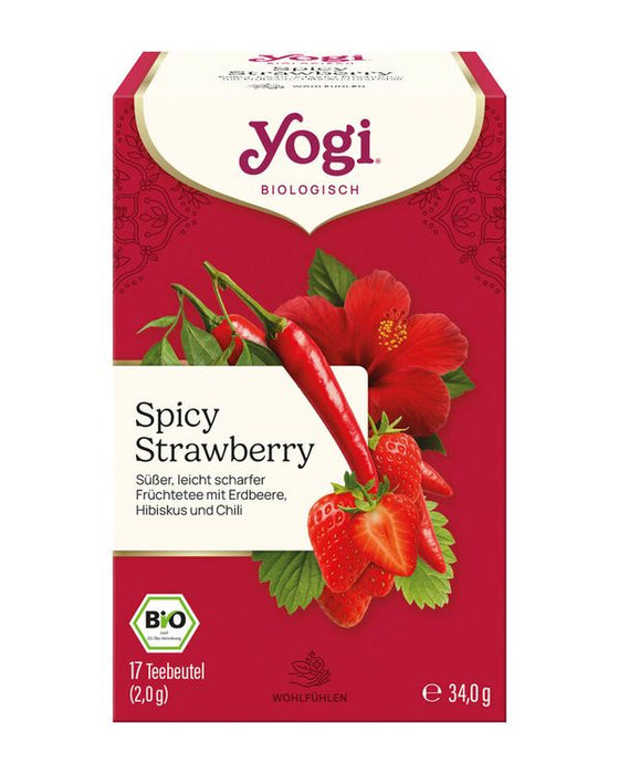 Yogi Tea - Spicy Strawberry Bio, 34g