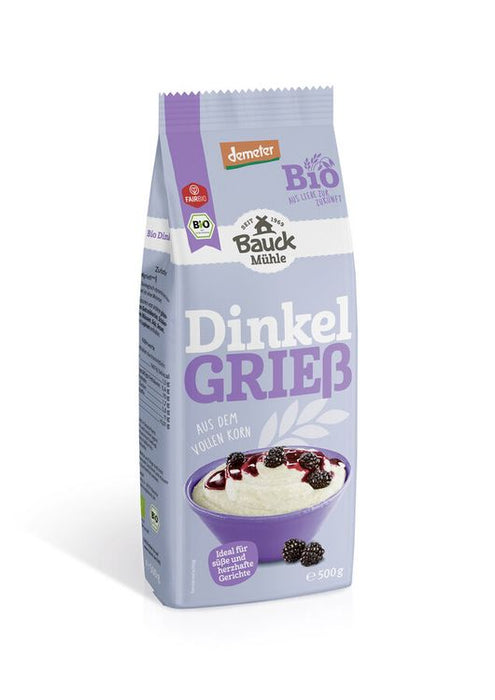 Bauck Mühle - Dinkelgrieß Demeter, 500g