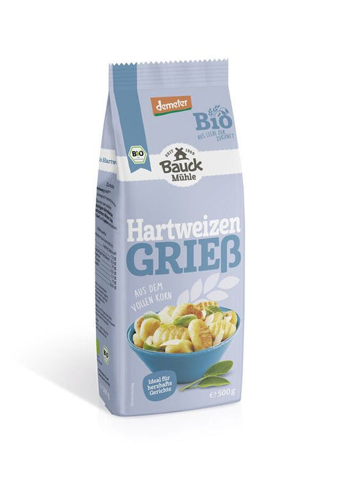 Bauck Mühle - Hartweizengrieß Demeter, 500g