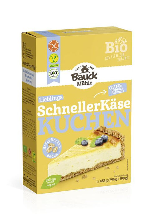Bauck Mühle - Schneller Käsekuchen glutenfrei Bio, 485g