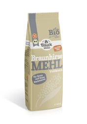 Bauck Mühle - Braunhirsemehl Vollkorn glutenfrei Bio, 425g