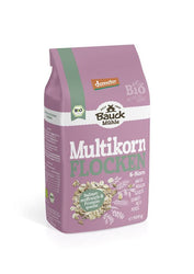 Bauck Mühle - 6-Korn Flocken ohne Weizen Demeter, 500g