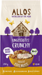 Allos - Ungesüßtes Crunchy Frucht Edelnuss bio vegan, 350g