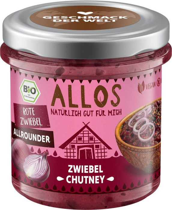 Allos - Geschmack der Welt Zwiebel Chutney, 140g