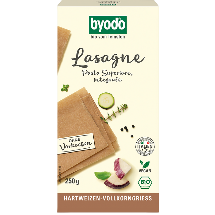 Byodo - Lasagne Vollkorn bio, 250g