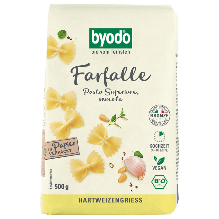 Byodo - Farfalle hell bio, 500g
