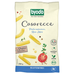 Byodo - Casarecce, Reis-Mais bio, 250g