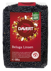 Davert - Beluga Linsen, schwarz, 500g