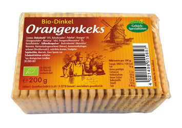 Liebharts - Dinkel-Orangen-Keks bio, 200g