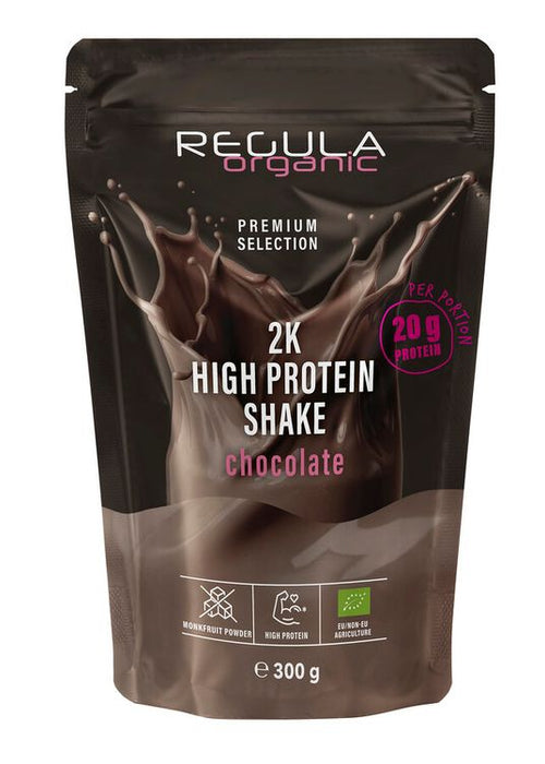 Regula Organic  - Protein Shake 2K chocolate, Bio, 300g