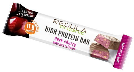 Regula Organic  - Protein Bar dark cherry in VM Schokolade bio, 40g