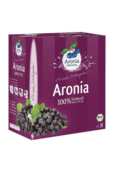 Aronia ORIGINAL - Aronia Direktsaft Bio FHM. 3L