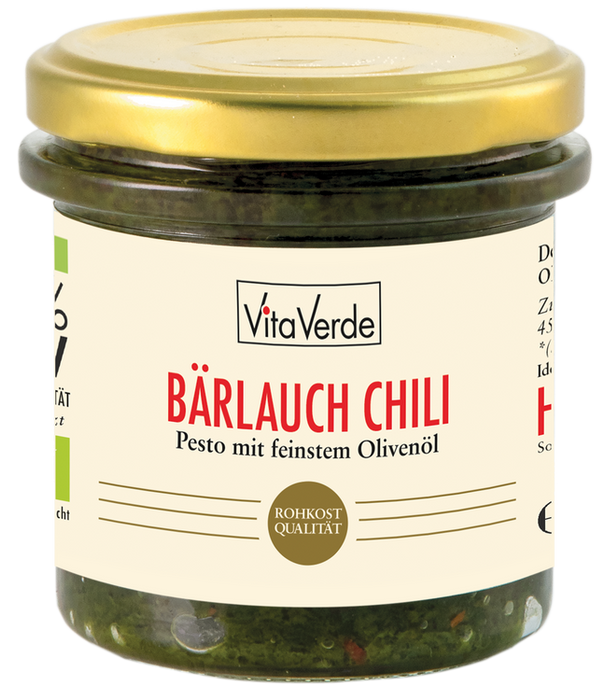 Vita Verde - Heldenkraut Bärlauch-Chili-Pesto bio, 140g