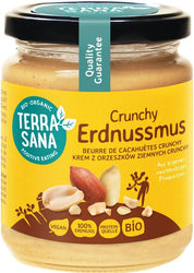 TerraSana - Erdnussmus Crunchy bio, 250g
