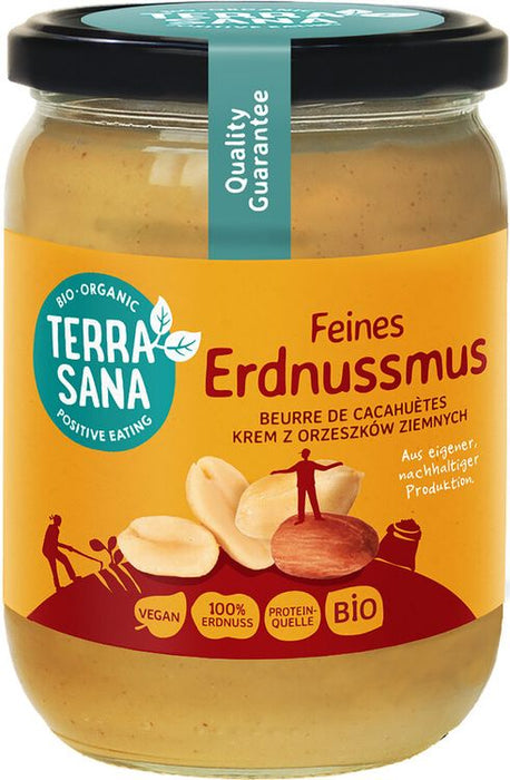 TerraSana - Erdnussmus fein bio, 500g
