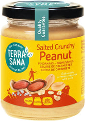 TerraSana - Erdnussmus Crunchy mit Meersalz bio, 250g