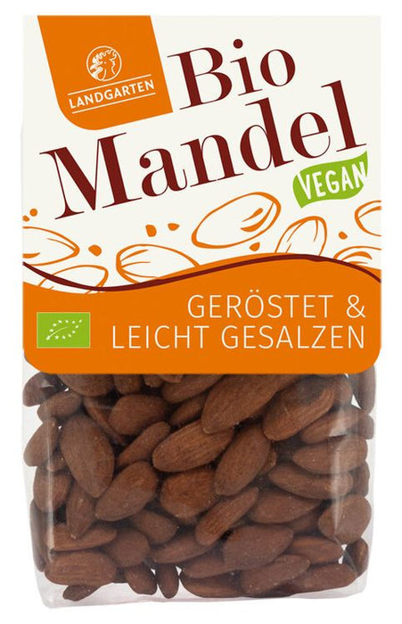 Landgarten - Bio Mandeln geröstet & gesalzen, 160g