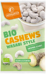 Landgarten - Bio Cashews Wasabi, 50g