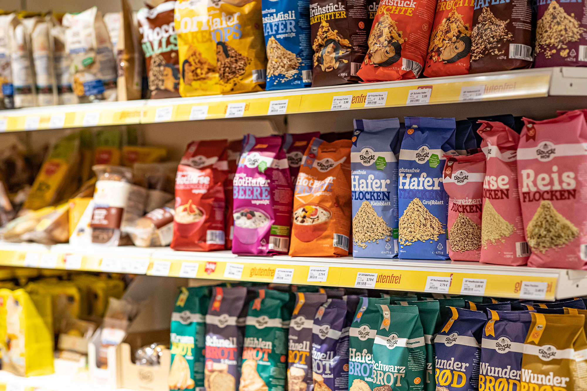 Glutenfreie Produkte