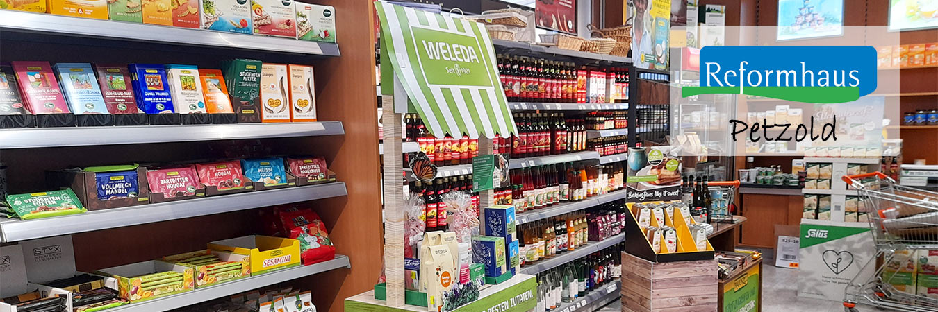 Produktregale Reformhaus Petzold